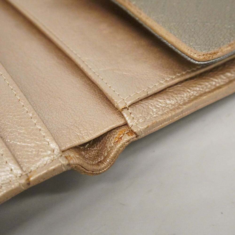 CHANEL Gray Leather Wallet - Picture 11 of 16